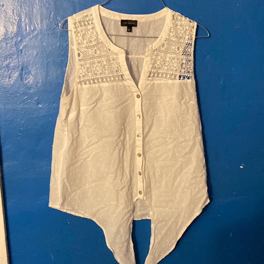 The limited sheer lace top shirt